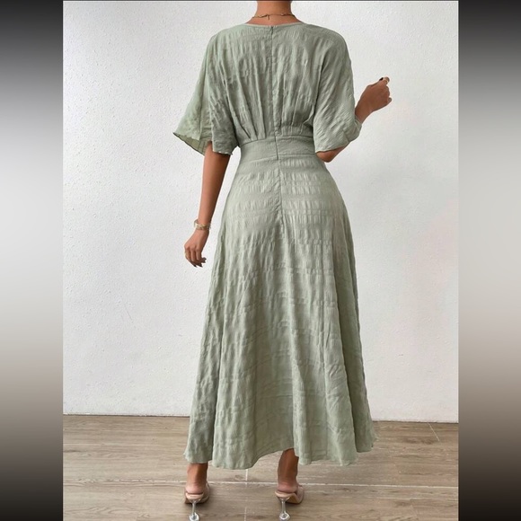 Boho batwing sleeve A line dress - Picture 2 of 6